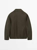 100% linen overshirt