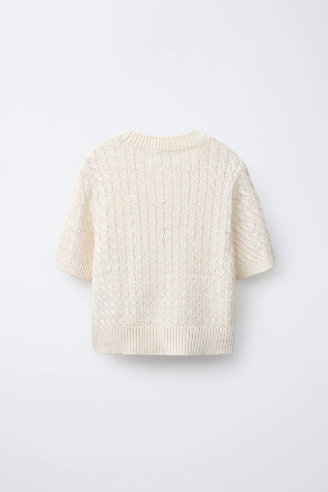 CABLE KNIT SWEATER