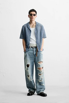 OPEN WEAVE SHIRT