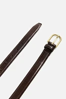 LIMITED EDITION TOPSTITCH LEATHER BELT