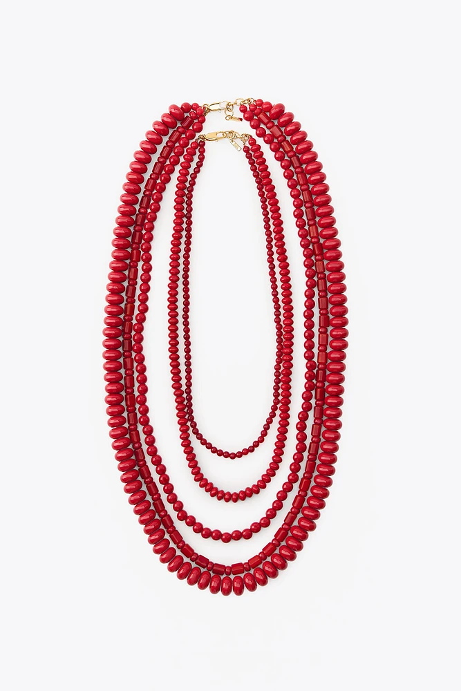 2-PACK OF MULTI-BEAD NECKLACES