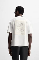 T-SHIRT À PIÈCE IMPRIMÉE