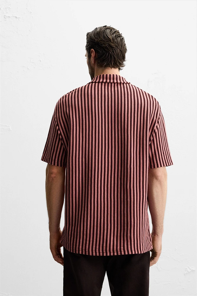 POLO JACQUARD RAYURES