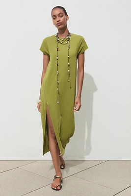 WASHED MIDI DRESS