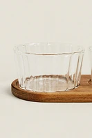 SET OF BOWLS WITH TRAY