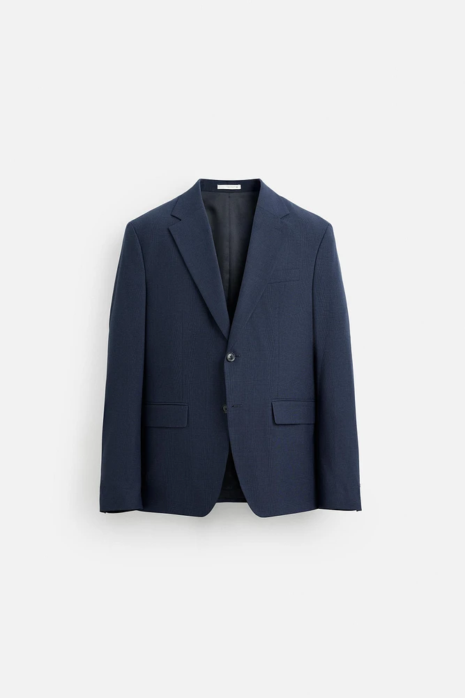 BLAZER STRUCTURE À CARREAUX