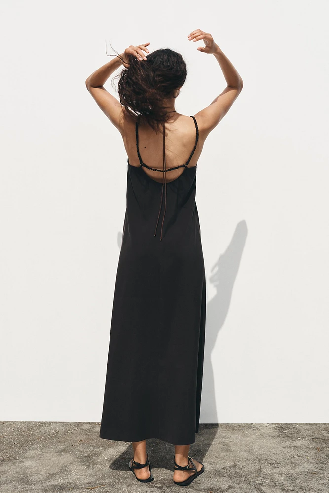 LONG STRAPPY DRESS