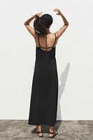 LONG STRAPPY DRESS