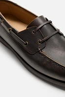 LIMITED EDITION LEATHER BOAT SHOES