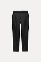 SOFT ANKLE-LENGTH PANTS