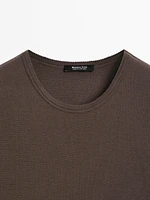 Short sleeve T-shirt with trim details