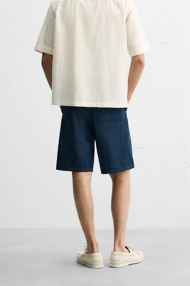 BERMUDA EN DENIM RELAXED FIT