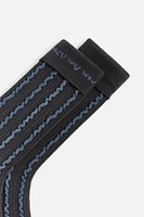 TEXTURED JACQUARD SOCKS