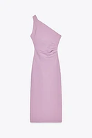 ASYMMETRIC MIDI DRESS