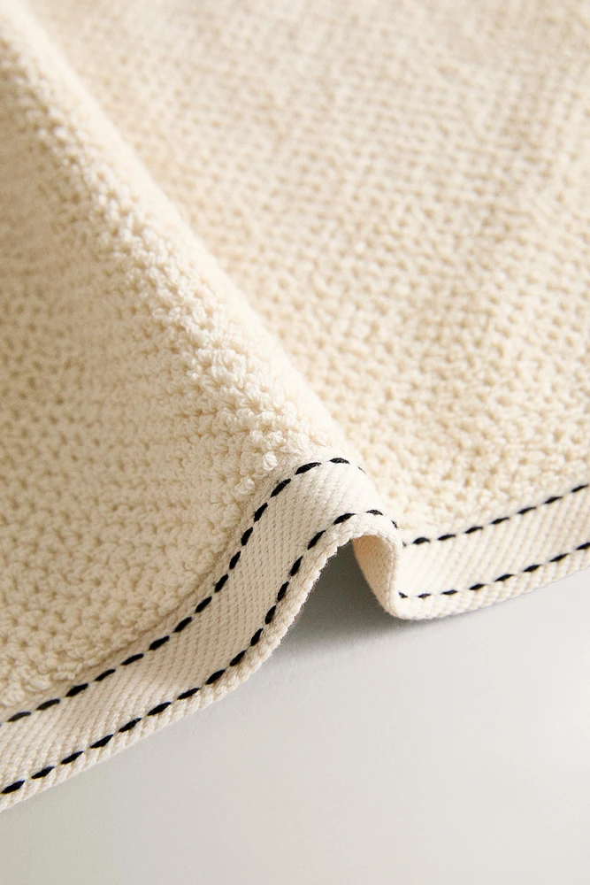 RICE STITCH BATH TOWEL