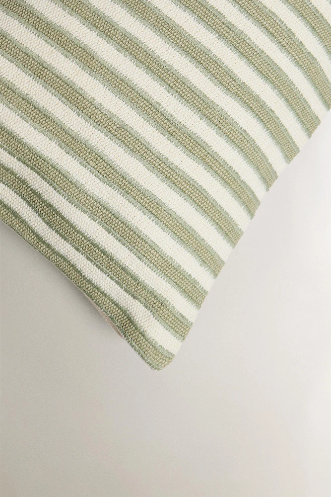 JUTE THROW PILLOW COVER