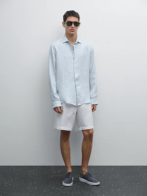 Chemise regular fit à rayures doubles