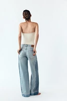 JEAN Z1975 WIDE LEG TAILLE NORMALE CONTRASTE