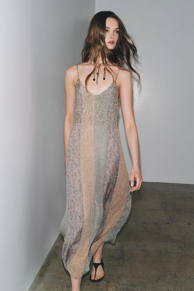 ZW COLLECTION BEADED SLIP DRESS