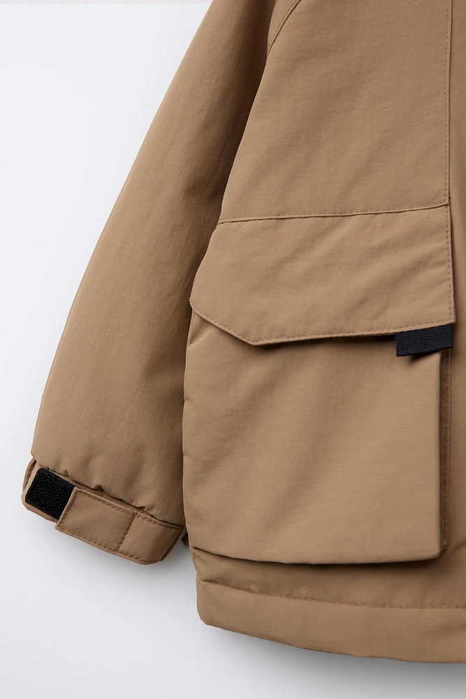 HOODED POCKET PARKA