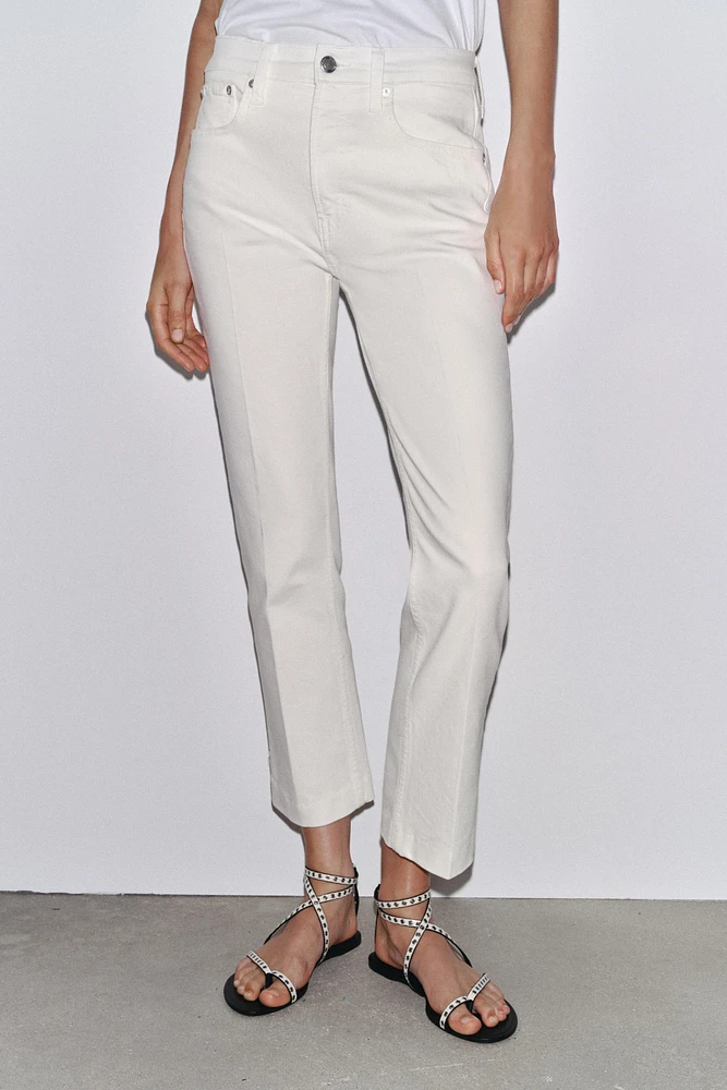 JEAN ZW COLLECTION BOOTCUT TAILLE HAUTE CROPPED
