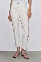 JEAN ZW COLLECTION BOOTCUT TAILLE HAUTE CROPPED