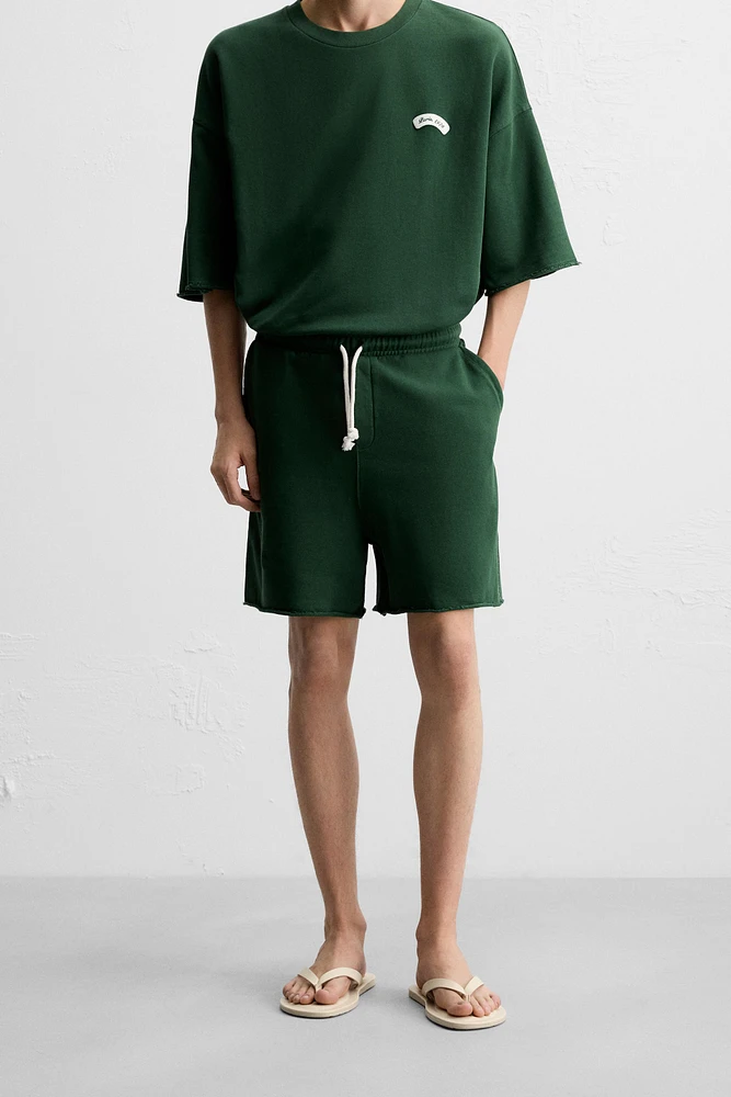 PATCH JOGGER SHORTS