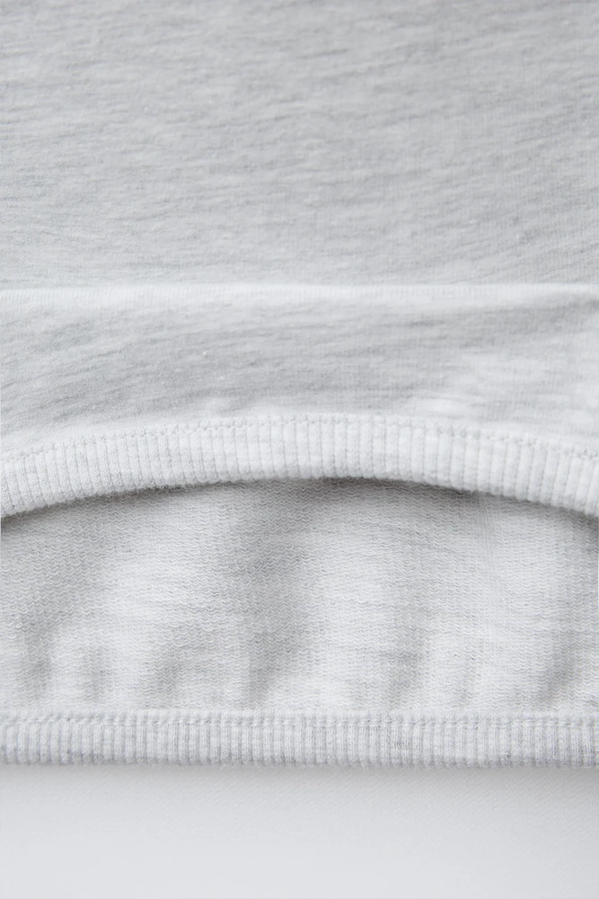 ENSEMBLE SWEAT ET BERMUDA À INSCRIPTION