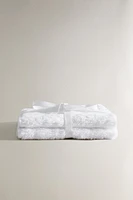 LOT DE SERVIETTES DE BAIN INVITÉS EXTRA DOUCES (LOT DE 2)