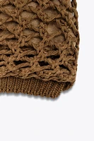 CROCHET KNIT TOP