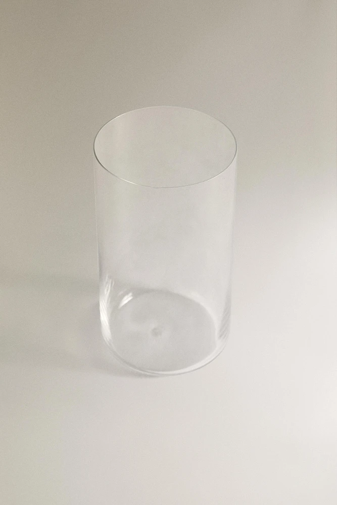 VERRE À SODA DROIT CRISTALLIN