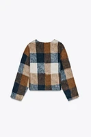 SOFT CHECK SWEATSHIRT