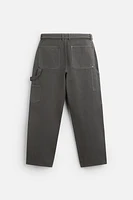 BELTED CARPENTER PANTS