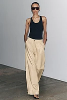 TOP EN COTON BOUTONNÉ