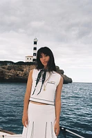 TRIM KNIT TOP