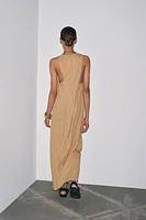 ROBE MIDI AVEC LIN