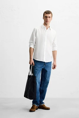 CHEMISE EN COTON ET LIN