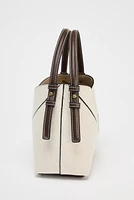 MINI SAC SHOPPER CANVAS CONTRASTE