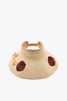 FLORAL BRAIDED VISOR