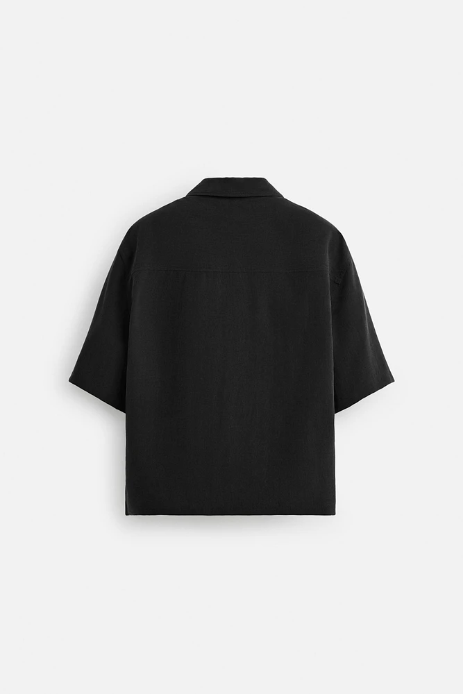 100% LINEN KIMONO SHIRT