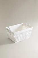 PANIER AVEC TISSU INTÉRIEUR