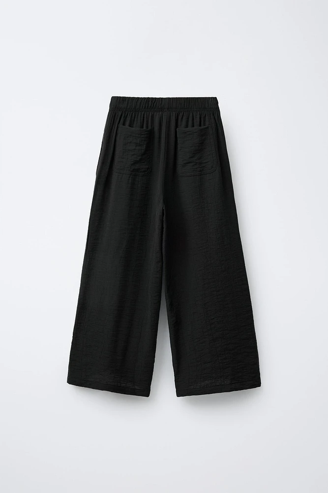 WRINKLED EFFECT PANTS