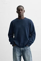 COTTON BLEND SWEATER