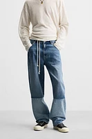 JEAN RELAXED FIT PATCHWORK