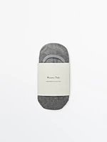 Pack of 3 pairs no-show cotton blend socks
