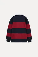 HARVARD UNIVERSITY POLO SWEATSHIRT