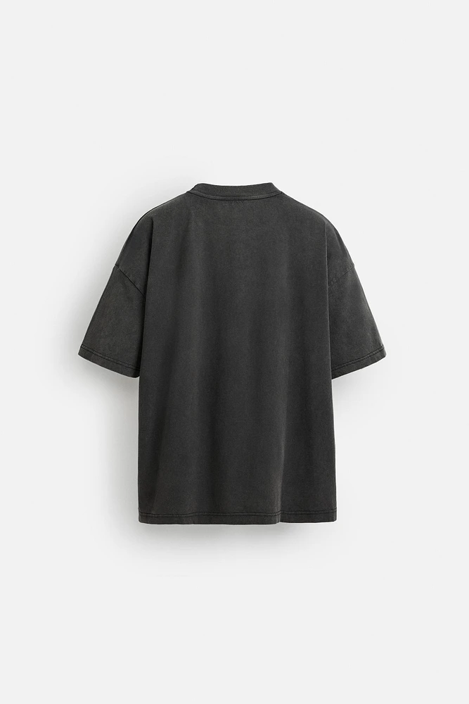 T-SHIRT DÉLAVÉ IMPRIM