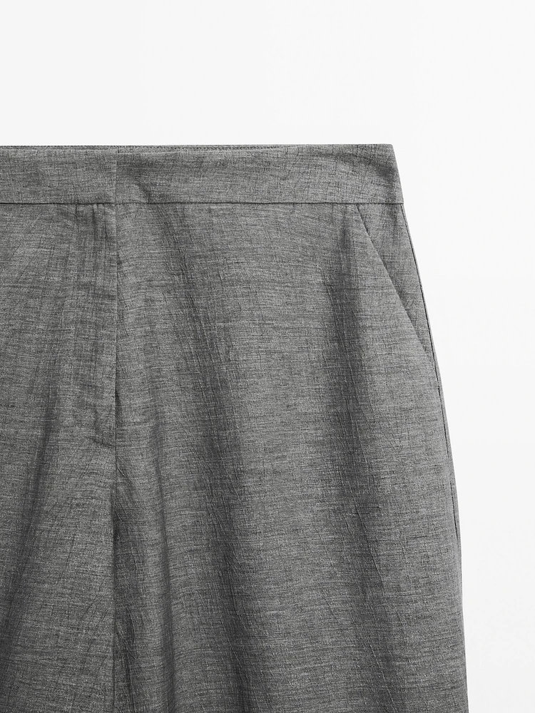 Pantalon balloon boutons