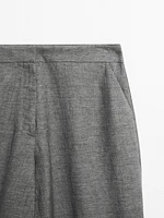 Pantalon balloon boutons