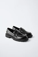 STUDDED LOAFERS